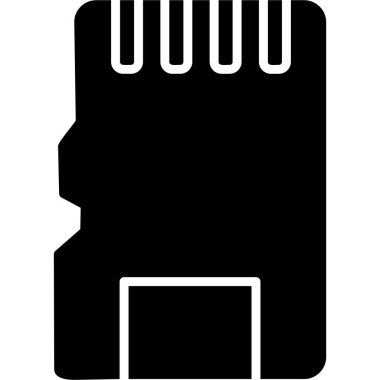 Modern Sd Kart simgesinin basit bir gösterimi