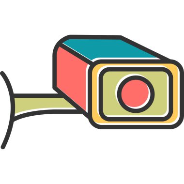 CCTV simge vektör çizim