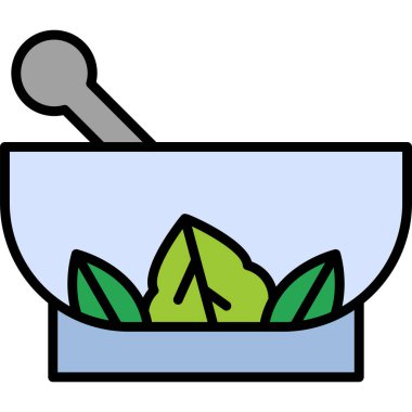 Bitkisel ağ simgesi basit illüstrasyon