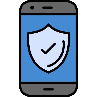 kalkan ikon vektör illüstrasyonu