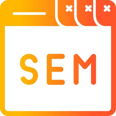 seo modern simgesinin vektör illüstrasyonu