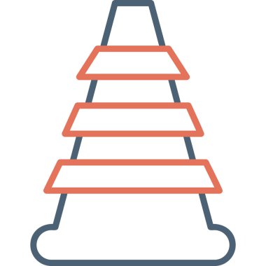 Koni modern simge, vektör çizimi\\