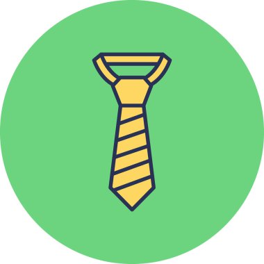 Kravat. Web simgesi basit tasarım