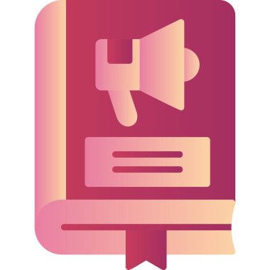 Soyut simge vektör illüstrasyonu pazarlanıyor