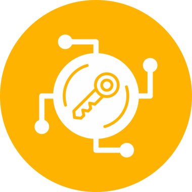 Anahtar. Web simgesi basit illüstrasyon