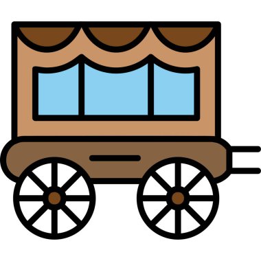 Nakliye modern simgesi, vektör illüstrasyonu