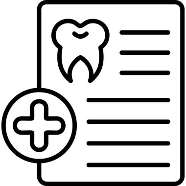 Reçete modern simge, vektör illüstrasyonu