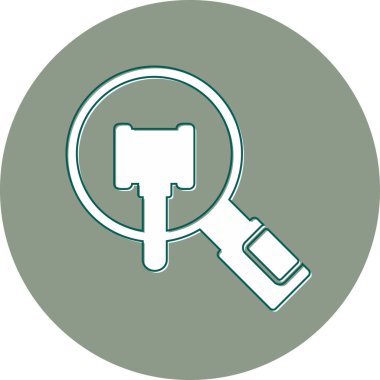 Ara. Web simgesi vektör illüstrasyonu 