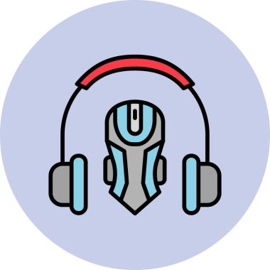 Oyun simgesi konsepti vektör illüstrasyonu