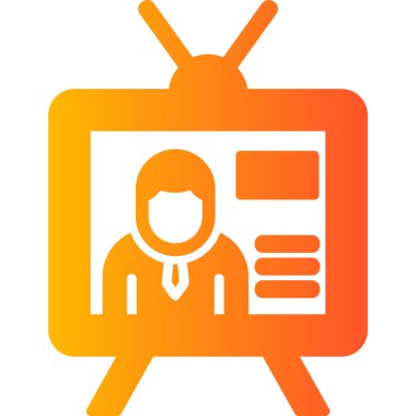 tv simge vektör çizim