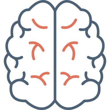 Brain modern vector icon illustration