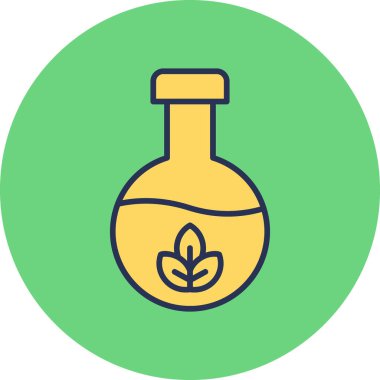 Kimya web simgesi basit illüstrasyon