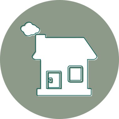 ev simgesi vektör illüstrasyonu