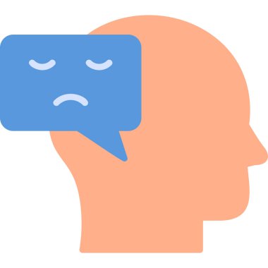 face emoticon vector icon. style is flat symbol, violet color, rounded angles, white background