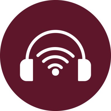 medya podcast 'i. Web simgesi basit tasarım