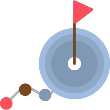 Hedef, Kullanıcı logosu, web sayfası için basit simge 