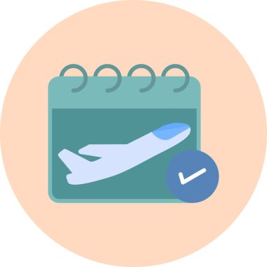 Takvim simgesi, modern tasarım illüstrasyonu