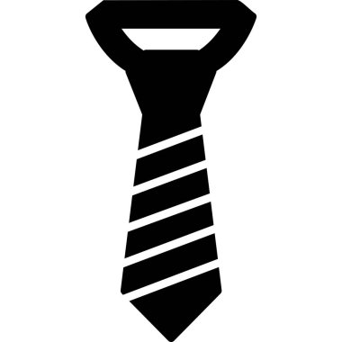 Kravat. Web simgesi basit tasarım