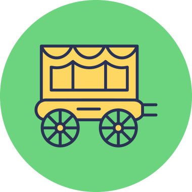 Nakliye modern simgesi, vektör illüstrasyonu