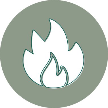 fire flame icon. web illustration