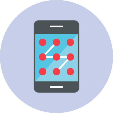 graphic art illustration of Mobile Pattern Lock