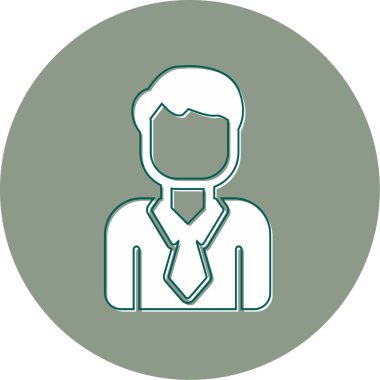 Simge simgesi, modern tasarım illüstrasyonu