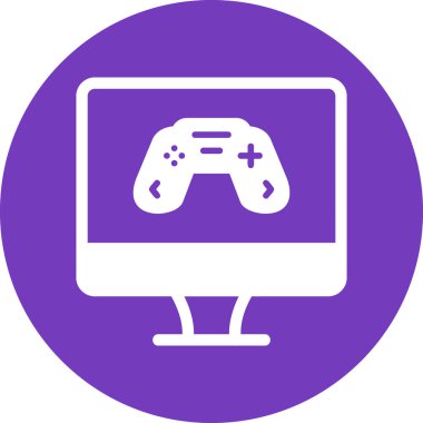 Oyun simgesi konsepti vektör illüstrasyonu