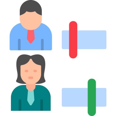 avatar. Web simgesi basit illüstrasyon