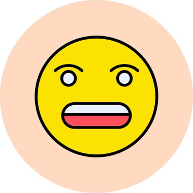 bir yüzün vektör simgesi