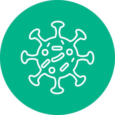 Virus icon modern vector illustration 