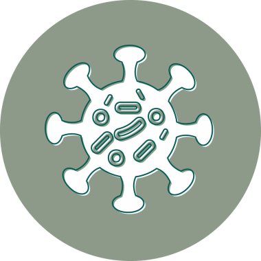 Virus icon modern vector illustration 