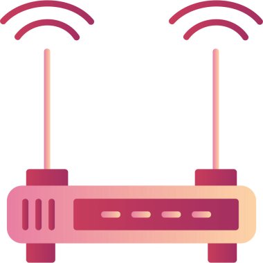 Router modern vector icon illustration