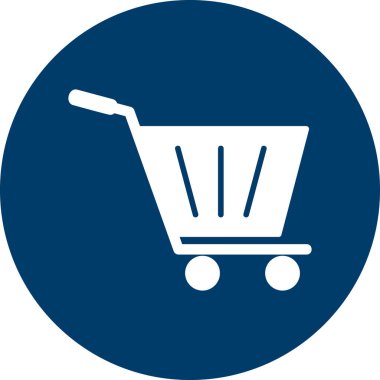 Trolley icon, illustration for web