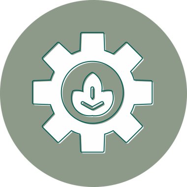 Sürdürülebilirlik simgesi, vektör çizimi