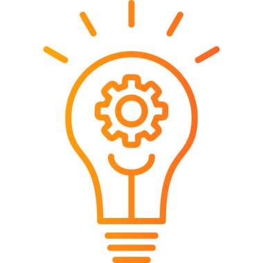 Fikir modern simgesi, vektör illüstrasyonu