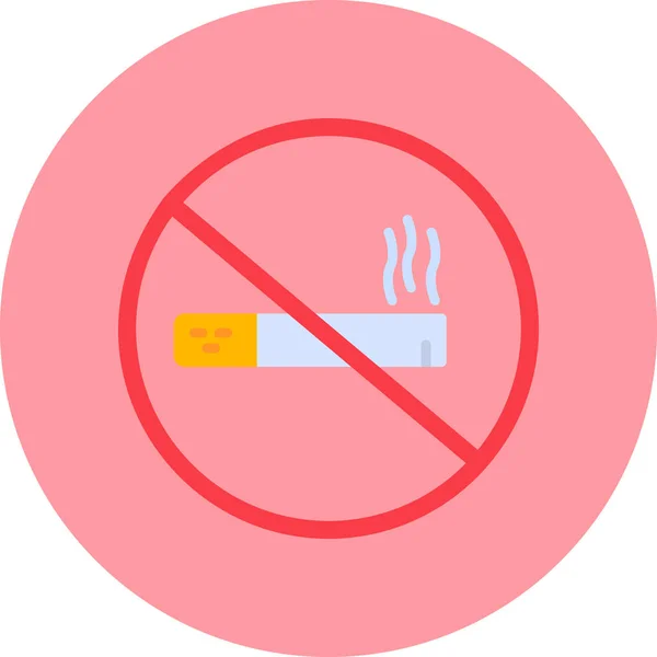 Smoking Modern Vector Icon Illustration — Stok Vektör