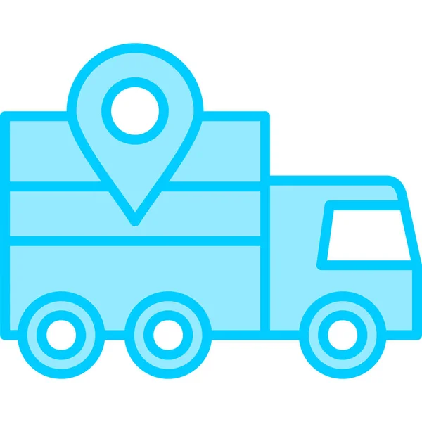 Asset Tracking Web Icoon Eenvoudige Illustratie — Stockvector