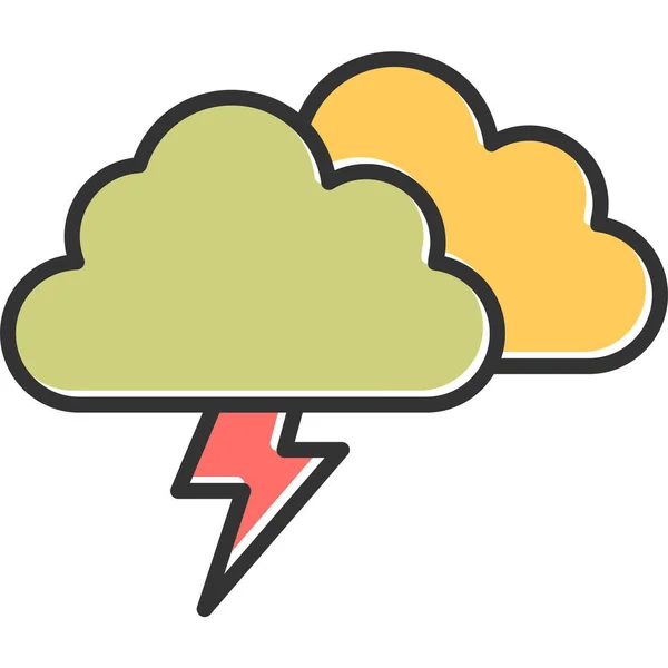 Icono Tormenta Arena Vector Ilustración — Archivo Imágenes Vectoriales