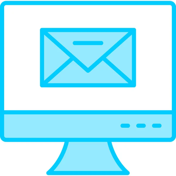 Email Ícone Web Ilustração Simples — Vetor de Stock