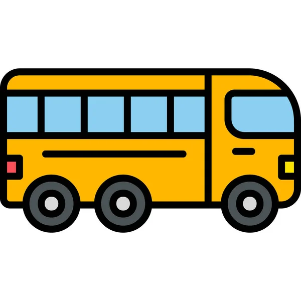 Ícone Ônibus Ilustração Design Moderno — Vetor de Stock
