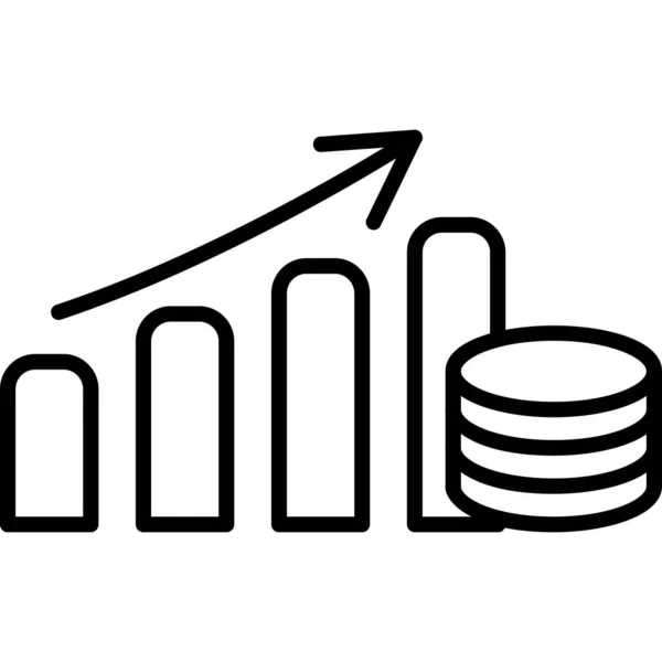 增长图标 现代设计说明 — 图库矢量图片