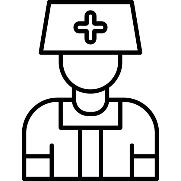 Εικόνα Διανύσματος Nurse Icon — Διανυσματικό Αρχείο