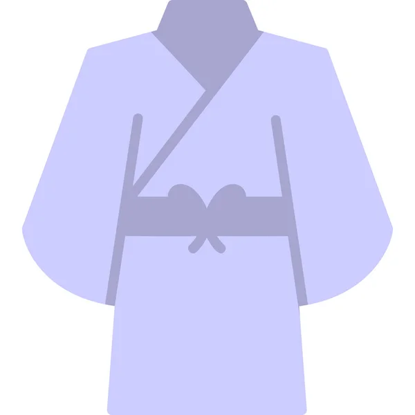 Yukata Icono Web Vector Ilustración — Vector de stock