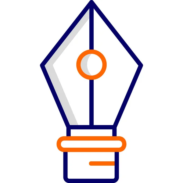Pen Tool Web Icon Vektor Illustration — Stockvektor