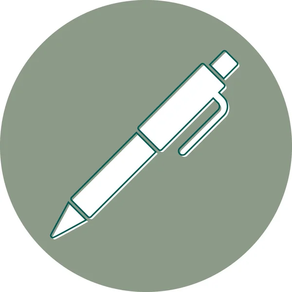 Bleistift Symbol Einfache Illustration Von Lack Textmarker Vektorsymbolen Für Das — Stockvektor