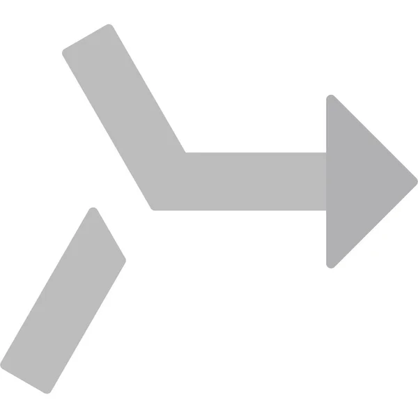 Flecha Icono Web Diseño Simple — Archivo Imágenes Vectoriales