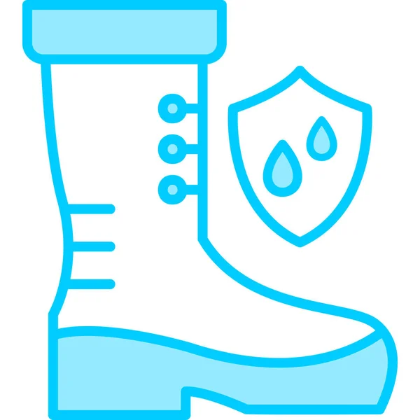 防水鞋 Web图标简单设计 — 图库矢量图片