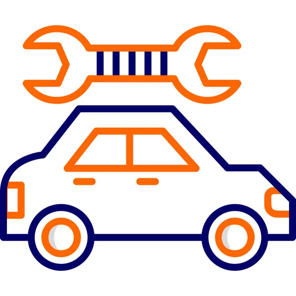 Car Maintenance Modern Icon Vector Illustration — Stock Vector