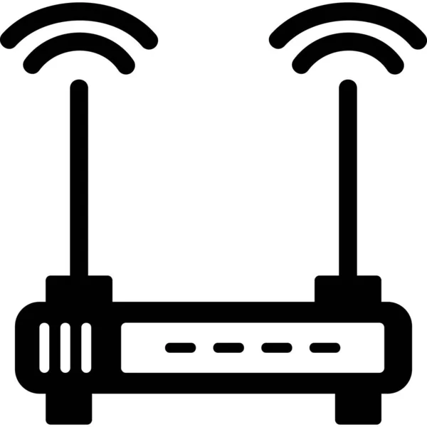 Router Modern Vector Icon Illustration — Vettoriale Stock