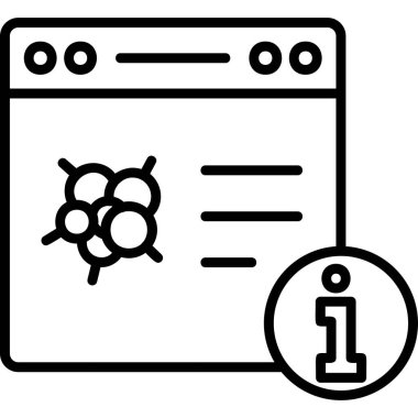  Information  web icon simple illustration